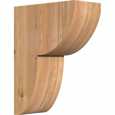 Crestline Smooth Corbel, Western Red Cedar, 5 1/2"W x 12"D x 16"H